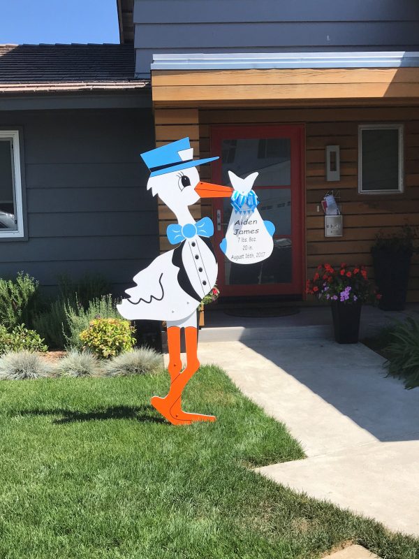 stork lawn signs Mission Viejo, CA Orange County Storks